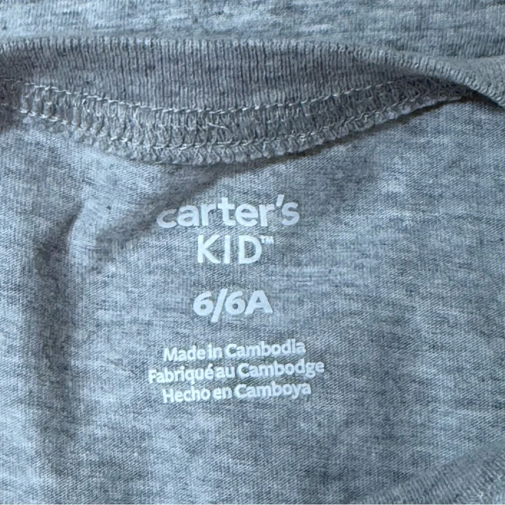 Carter's Youth Boy Size 6 Gray Kids T-Shirt - I Am The Dream